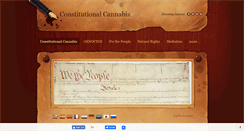 Desktop Screenshot of constitutionalcannabis.com